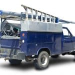 Bid Bonds Statutory Bonds Blue contractor work truck