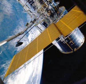 space station with earth to the left contracts bonds